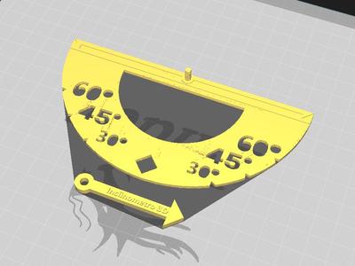 Inclinometer for 4x4 off-road vehicles