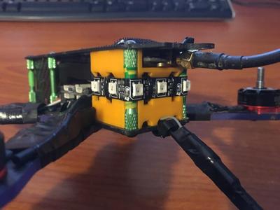 Eachine Wizard 220, Race Quad, Rear LED mount.