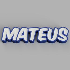 NAMELED MATEUS - LED LAMP WITH NAME