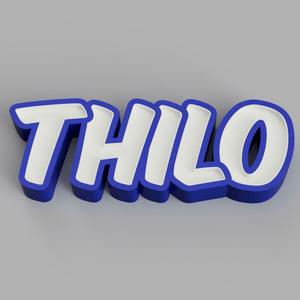 NAMELED THILO - LED LAMP WITH NAME