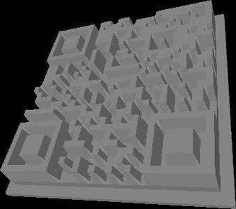 Square parts - QRcode for FabLab