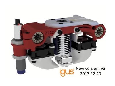 Compact 3 fans head for Dagoma DiscoEasy & DiscoVery 200 Printers 