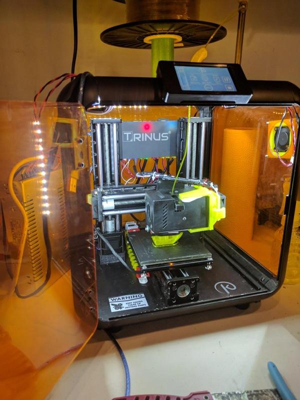 Trinus Heat Bed Wire Chain