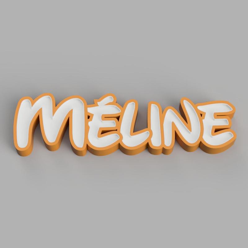 NAMELED MÉLINE - LED LAMP WITH NAME