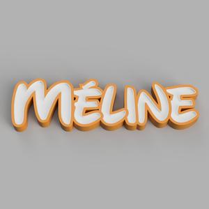 NAMELED MÉLINE - LED LAMP WITH NAME