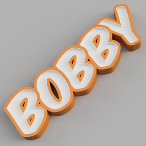 NAMELED BOBBY - LED LAMP WITH NAME