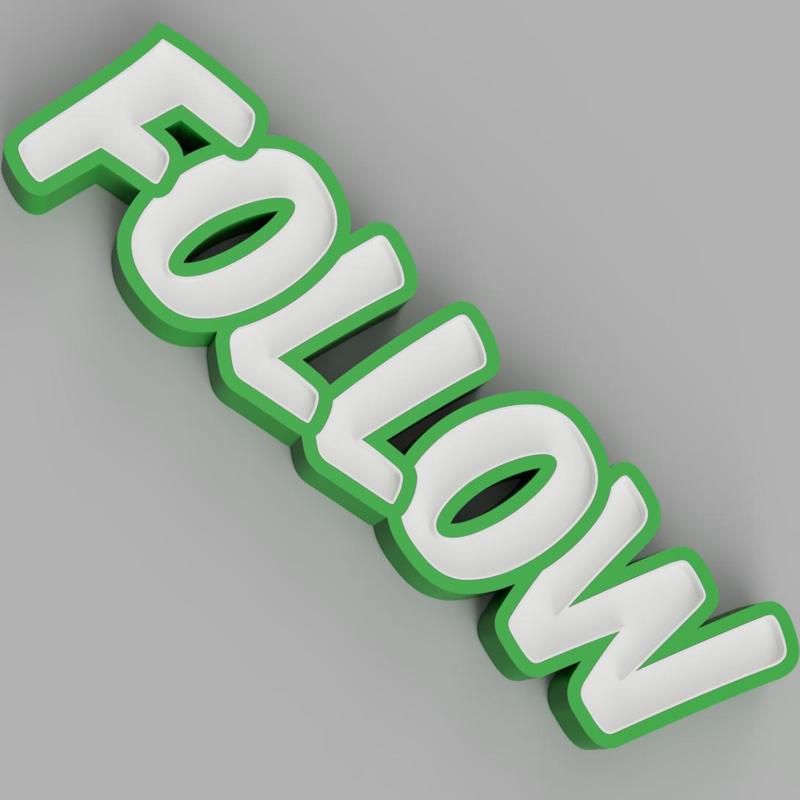 NAMELED FOLLOW - LED LAMP WITH NAME