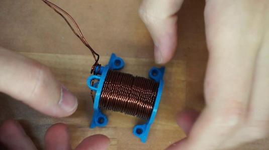 Coil winding tube for coilgun