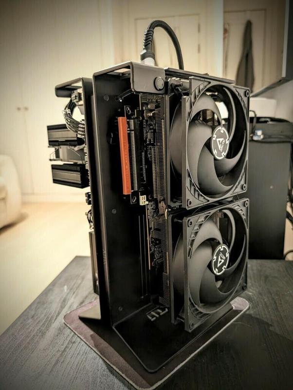 Asus 3080ti tuf fan duct 140mm