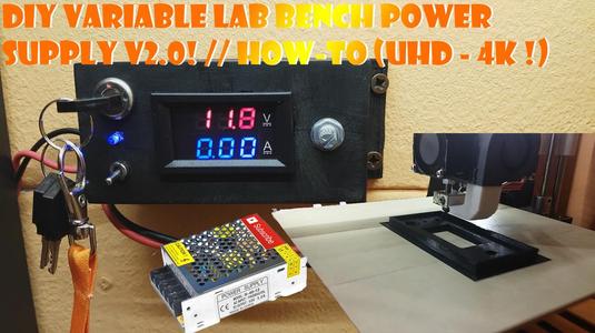 DIY variable lab bench power supply V2 0!  CASE