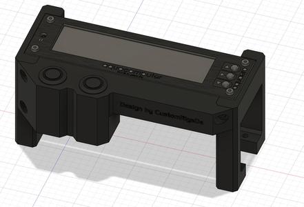 Aquacomputer Aquaero flat mount with additional 16mm buttons