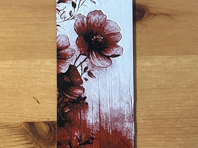 flower bookmark