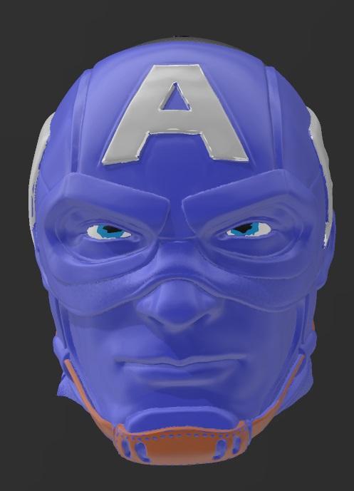 Suporte Alexa Echo Dot 4a e 5a Geração Capitain America V2