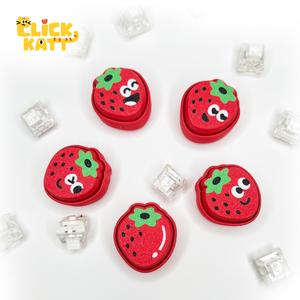 Strawberry - Clicker Fidget Toy Keychain