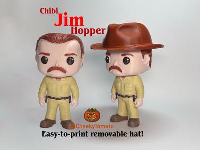 Chibi Jim Hopper – Stranger Things Figurine
