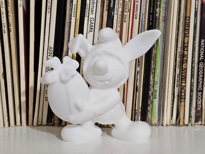 Easter Smurf figure