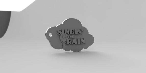 Singin in the rain Keychain