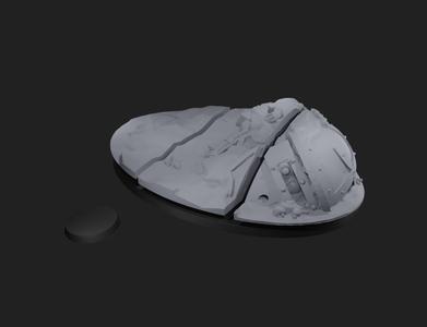 170mm / 105mm character base
