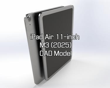iPad Air 11-inch M3 (2025) CAD Model