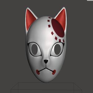 tanjiro kamado Kitsune Fox Mask