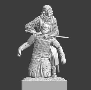 Medieval Kill Scene STL | Knight vs Novgorod Warrior at Battle of Lake Peipus 1242 | 3D Printable Diorama