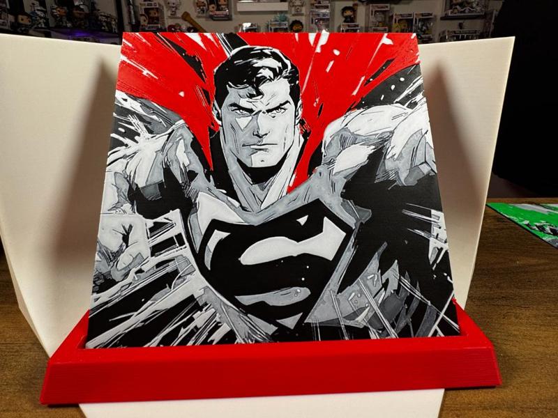 Superman – Man of Steel Meets Monochrome Beauty 