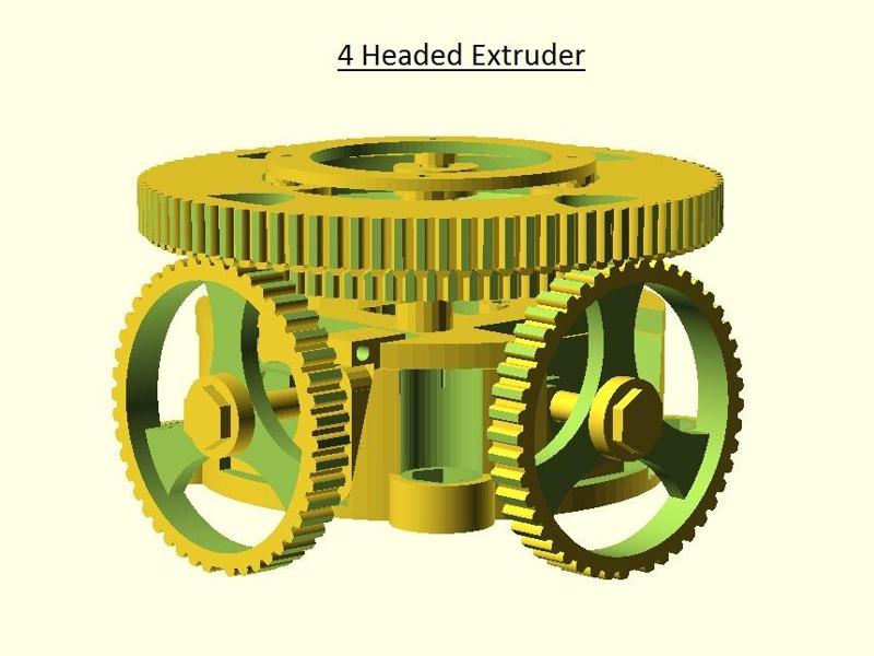 N-Headed Multistruder (Plan A)