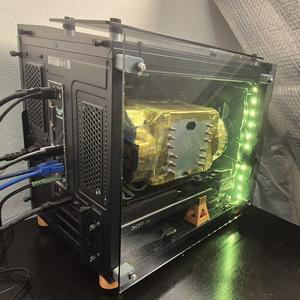 Corsair 280X Crystal Case Ventilation Mod +  Raijintek Ereboss  AM3+ to AM4 Adapter