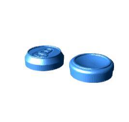 top and bottom of can for craft tank scale 15mm