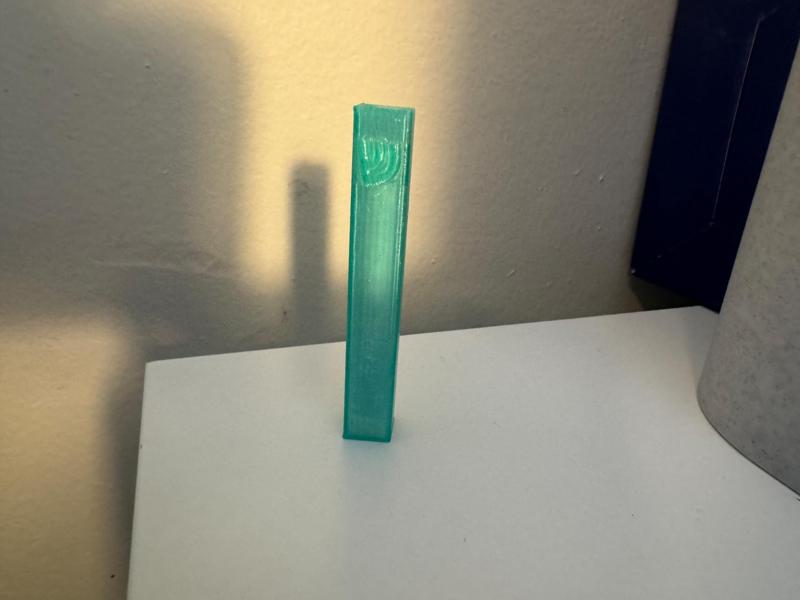 Mezuzah (Translucent PETG) Sealed Klaf/Scroll
