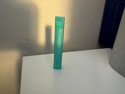Mezuzah (Translucent PETG) Sealed Klaf/Scroll
