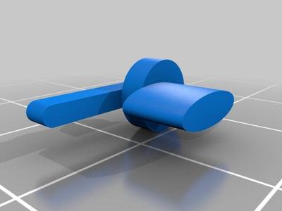 Trim lever for rc buggy from Revellutions