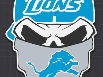 Detroit Lions Superfan Medallion
