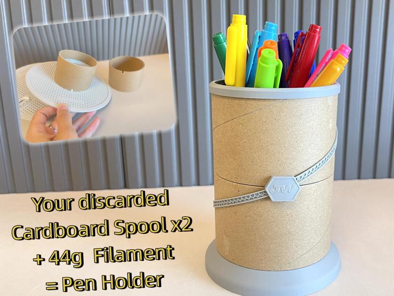 Upcycling 44g Rustic industrial Pen Holder