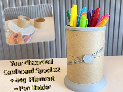 Upcycling 44g Rustic industrial Pen Holder