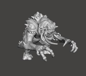 6MM SCALE FELUCIAN BULL RANCOR MINIATURE MODEL FOR SCIFI OR FANTASY GAMES EPIC