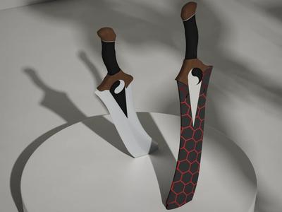 Fate - Shirou Emiya (Red Archer) - Ganjiang and Moye (1:1 Dual Single-Handed Swords, Supports Multi-Color Printing)