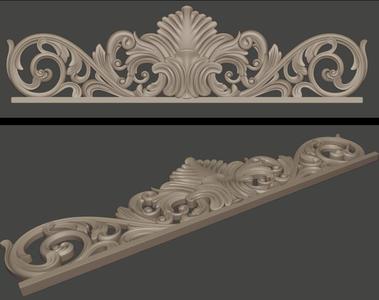 Rococo Style Decorative Panel