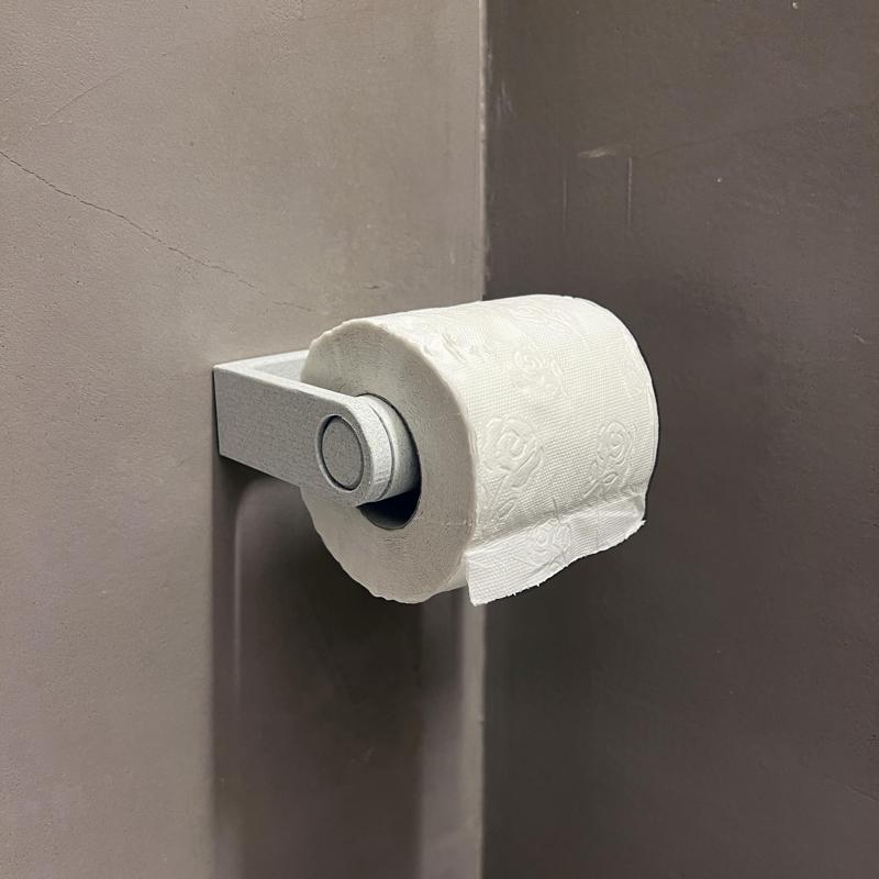 Over-engineered toilet paper holder
