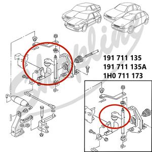 Gear selector balls for gearbox control linkage 191711135 / 191711135A