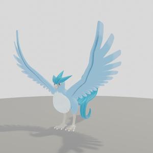 #144 - Pokémon - Artikodin - Articuno - Gen 1
