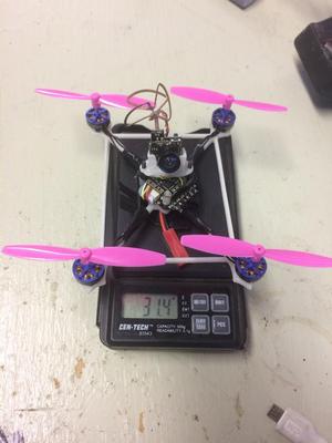 The Slice 16x16 micro brushless frame