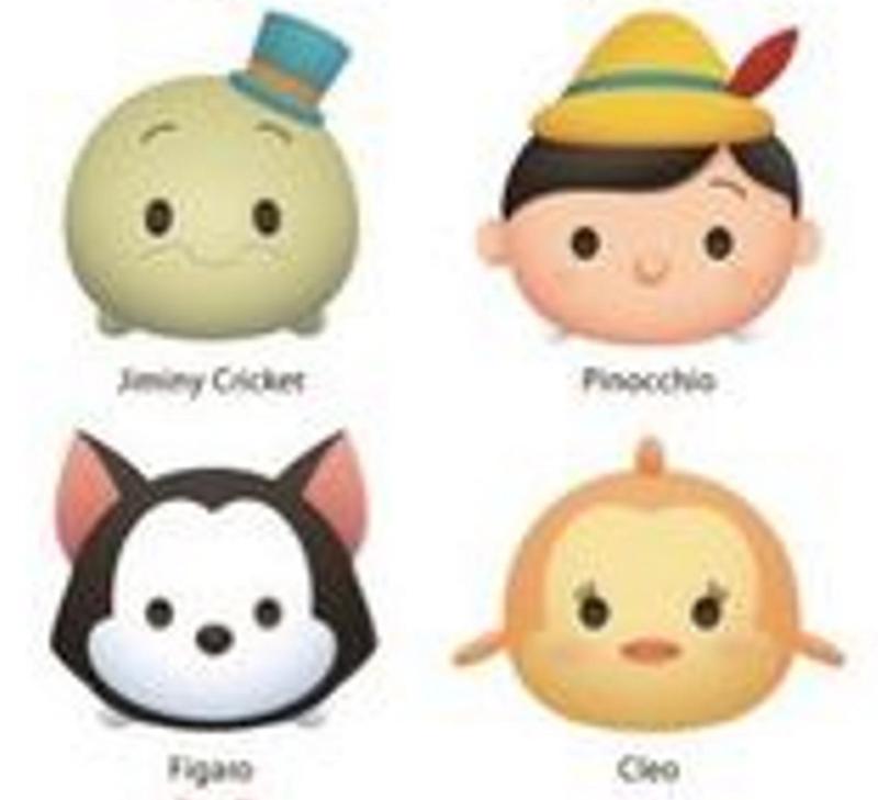 8 cookie cutter tsum tsum pinocchio cleo figaro alice jimminy cricket cheshire oyster rabbit