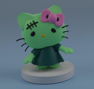 Hello kitty  Statue - Halloween Edition - Frankenstein