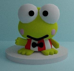 Keroppi - Hello kitty  Statue