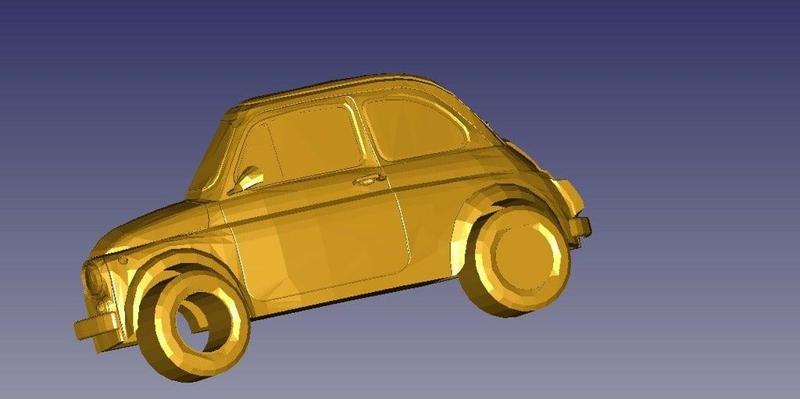 Fiat 500 Keychain / Llavero Seat 600