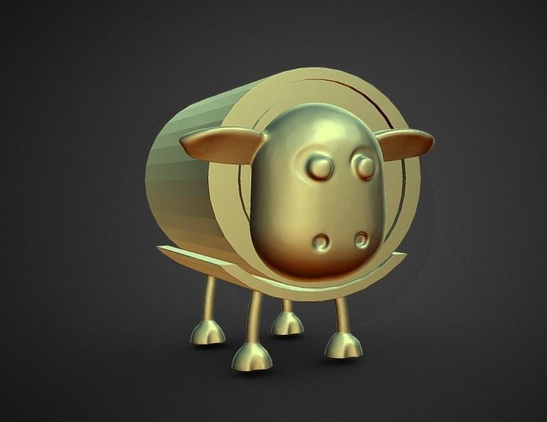 toilet paper roll holder sheep