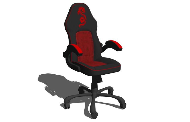 CHAIR SEAT OFFICE FURNITURE HOME GAMER HOUSE TABLE 8 COMPUTER