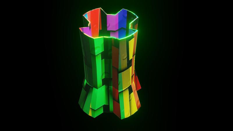 COLORFUL VASE/ JARRON, VESSEL/ VASIJA