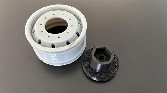 1/14 scale RC truck super single Hex hub